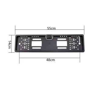 720P Waterproof Car Rearview Camera EU License Plate Bracket High-definition Night Vision Diode Reverse Reversing Assistant