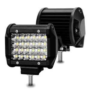 72W 4” LED Work Light Bar 12V Car Tractor Truck Motorcycle Fog Driving Lamp 4X4 ATV UTV 4WD Lighting System