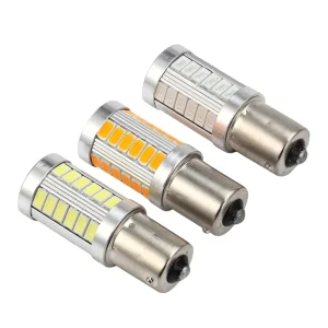 7440 7443 33SMD Auto LED Turn Signal Lights 10W 12V 880LM T20 IP68 Waterproof Universal Fit