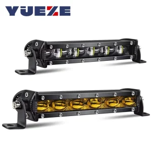 7Inch 6D Lens 12V 24V Spotlight LED Light Bar Offroad Slim Barra LED Work Light Bar Fog Lamp for Truck ATV SUV Car Accessories