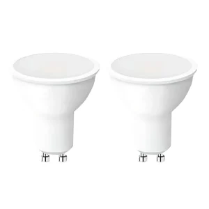 7W Gu10 LED Spot Light High Lumens for Bedroom Dining Embedded Plastic Body Hotel