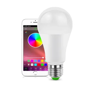 7W LED Bulb With BLE APP Control A19 Dimmable Bulb Light Beats Music Sync Color Changing LED Bulb
