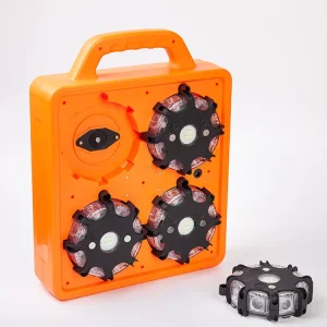 8 Lamp Rotating Flash Traffic Safety Beacon Strobe Light Case Emergency Road Car Warning Signal Caution Lights Warning Lamp