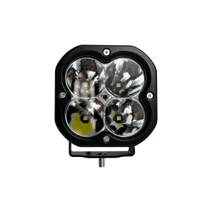 80W 5″ Square LED Spotlight with DRL Super Bright Pod Light for Jeep 4×4 Truck 4WD Off Road Use