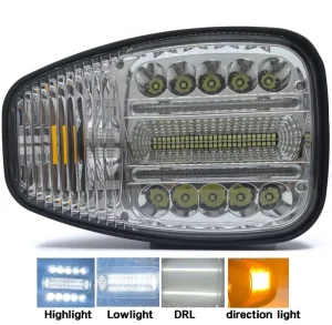 80W 8 Inch LED Combination Work Light IP67 Waterproof 5000 Lumens Aluminum Construction Auto Exterior Lighting