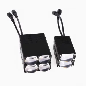 80W Car Light LED Headlight Spotlight Auxiliary Fog Lamps Assembly Driving Lamp for Cars Motorcycles Off road