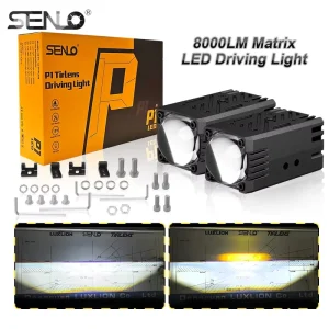 80W Output Mini Motorcycle Auxiliary Spotlight 1 Len Projector Car Headlamp LED Fog Bulb