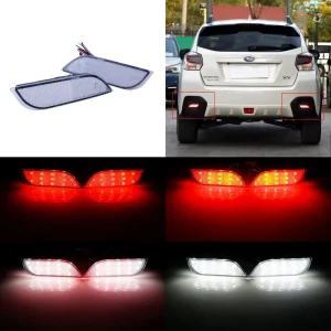84281FG000 84281FG010 SU1185100 SU1184100 LED Rear Bumper Reflector Light for XV Crosstrek Legacy (BM BR)