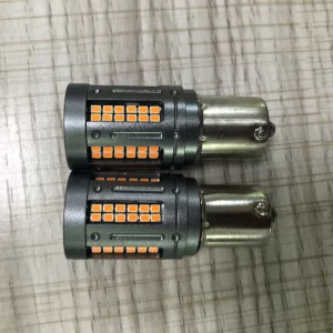84SMD W21W WY21W T20 7440 7441 LED Canbus Error Free 1156 1157 BA15S Turn Signal Light Bulbs Amber Yellow 12V T20 W21W WY21W Led