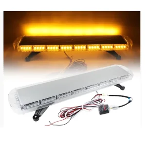 88 LED Strobe Flashing Emergency Amber Beacon Light Bar 10-30V Recovery Light 120W Power