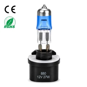 880 H27W 1 PG13 12V 27W Super White Quartz Halogen Bulb Car Fog Light High Brightness CE RoHS Certified Manufacturer