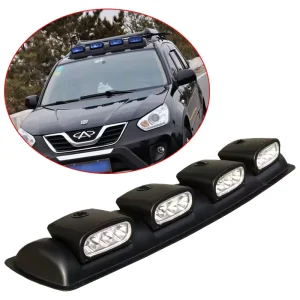 88CM Ultra Bright LED Car Spotlights for SUV Off Road Vehicle Pickup for Jeep Roof Spotlights Row Lights Combination for Touring