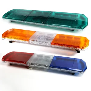 88w 120cm Prismatic Single Double Triple Color Led Roof Warning Light Bar Thin Neutral Long Row Multiple Installation Methods
