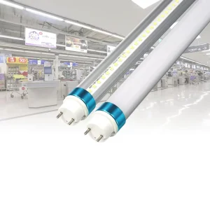8FT LED Bulbs 5000K Daylight Ballast Bypass Equivalent R17D HO F96T12 DW HO Clear Cover T8 T10 T12 Fluorescent Replacement