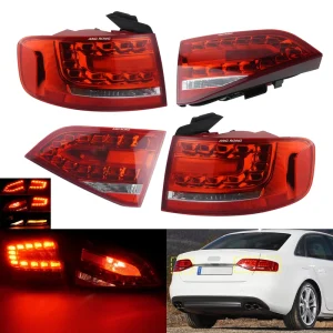 8K5945093K 8K5945094K Car Rear Led Tail Lamp Turn Signal Brake Lights for Audi A4 B8 8K5945095D 8K5945096D