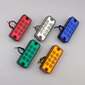 8LED Side Light Width Indicator Light ABS Material 12 24V Waterproof Color Optional