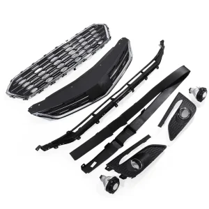 8PCS Front Grille Fog Lights And Air Deflector Set 23504350 84189617 84212683 For Chevy For Cruze