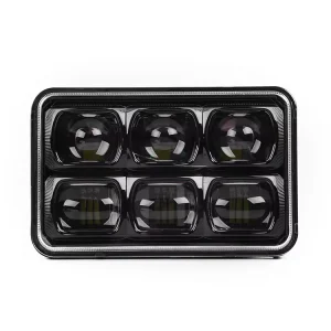 9-32VDC 55W 5Inch LED Headlights 4×6 Square Led Driving Lights High Low Beam High Quality Focos Led Auto Parts Luces White Color