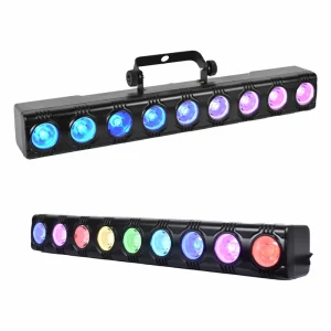 9*3W RGB 3in1 LED Bar Light Party Club Wall Wash Light 9pcs LED Stage Beam Bar Light