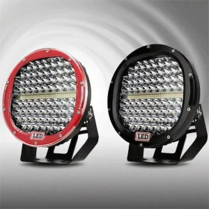 9 Inch 185W 12V Circular Spotlight High Power LED Offroad Work Light for Car Truck Exterior Lighting