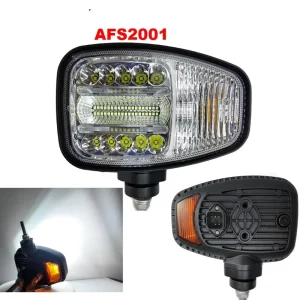 9 Inch High Low Beam LED Headlights for Agricultural Machinery Snow Plow Tractor Loader Combination LED Exterior Lighting