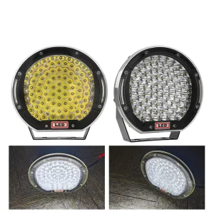 9 Inch LED Work Light 260W Offroad Driving Lamp Spot Beam Auxiliary Light for Truck Pickup SUV ATV Boat Waterproof Car Lighting