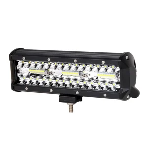 9 Inch LED Work Light Bar Offroad Cherokee Model with White Amber 180W Strobe Flash Spot Flood Combo