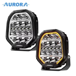 9 Inch Off Road Lights Amber Car Auto Off Road Lights Round Led Driving Light