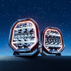 9 Inch Off Road Lights Amber Car Auto Off Road Lights Round Led Driving Light