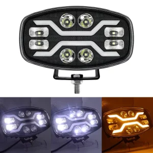9 Inch Truck Accessories Led Auxiliary Light Super Bright Work Light for Truck Offroad jeep Cherokee Xj Car Roof Fog Lamp 9.0