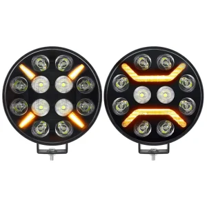 9 Inch Work Light Truck Lamp 12v 24v Led Off Road Lights Lamp Bar on Roof Universal Purpose Retrofit Upgrade Light Tractor Led