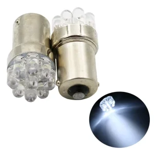 9 LED 1156 Ba15s 382 Reverse LED White P21W Amber Indicator Red Fog Brake Light Bulb