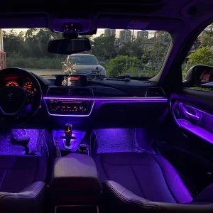 9 color Car Door Neon Ambient Light for Bmw F30 F31 Auto Decorative Atmosphere Automatic Conversion Led Strip Lighting