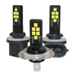 9005 9006 H1 H3 H4 H7 H9 H8 H11 White 12V 12SMD 12LED 3030 Canbus LED Driving Headlight Bulb Error Free Bulb Car LED Fog Light
