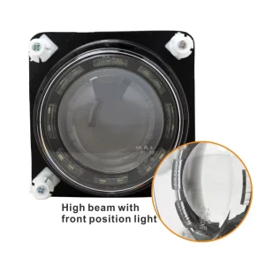 90MM Led Headlights Round 12V Hi Lo Beam Led Sealed Beam Headlight for Suv Atv Truck Buses