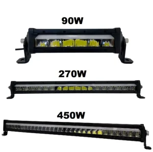 90W 24V IP67 Waterproof 8000 Lumens LED Work Light for Trucks Tractors Offroad ATV Auto Exterior Lighting