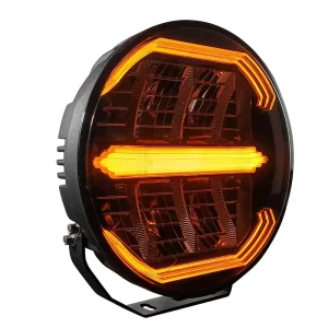 9in Led Auxiliary Light Offroad Driving Light Can bus with RGB or White Amber Dynamic Position Light for Scania Car Accessories