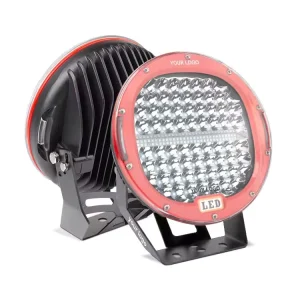 9inch Round 384W 3030 Chip Waterproof IP68 Driving Light Car LED Work Light for Off Road Car Truck
