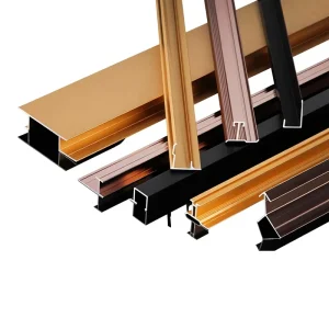 9mm/5mm Aluminum Alloy Modern Minimalist Decorative Trim Tile Trims Wall Panel Corner Bead T Shaped Edge Protector Integrated