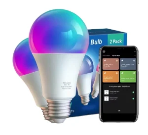 A19 A60 Bulb Controlled Via Remote Control APP 110V LED RGBW Smart Bulb with E27 Base