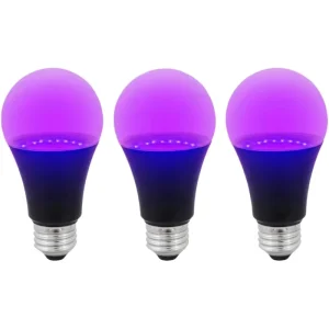 A19 LED Light Source E27 10W AC UV Blacklight Aluminum Party Halloween Paint Permanent Spray Ink 365nm 360 Beam Smart Bulbs