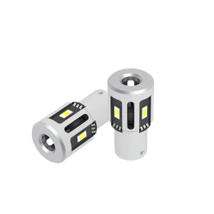 A29 LED Reversing Light Bulb 1156 3156 7440 Cool White 3000K 12V 24V Silent Cooling Fan for Signal and Reading Lights