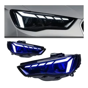 A3 Upgrade Headlights for Audi A3 LED Front Lamps Projector Lens DRL Head Lamp Sedan Hatchback S3 Modified Car Lights