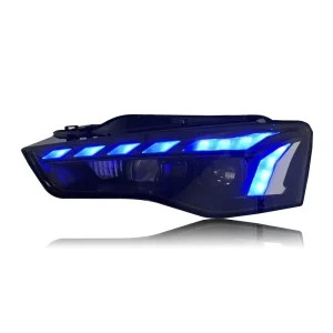 A5 S5 LED Headlights Blue Start Animation 6000K 6000 lm 12V New Car Lighting System for Retrofit Upgrade