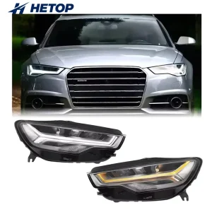 A6 C7 A6L Headlights Upgrade Head Lamp Modified Front Lamp Signals Daytime Running Lights Headlight for Audi