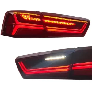 A6 Pair LED Taillight Audi Car Auto Accessories Rear Tail Lamp Daytime Running Lights
