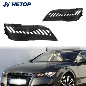 A7 Headlights Upgrade LED Car Headlight Head Lamp DRL Projector Lens Headlamp Plug and Play Accessories for Audi