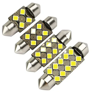 A80 Car LED Light Interior Reading Bulb Doom Lamp 31/36/39/41mm C5W C10W Super Bright 3030 LED 4/6/8/10SMD Canbus