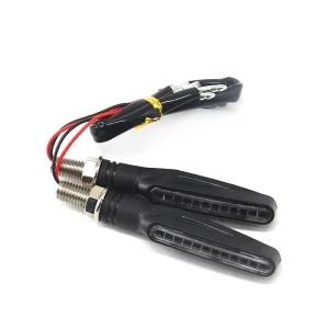 ABS 12V Universal Motorcycle 12LED Turn Signal Light Dynamic Yellow Flowing Tail Light Turn Signal Indicators IP67