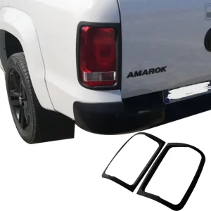 ABS Matte Black Rear Lights Trim Tail Light Cover for Vw Amarok